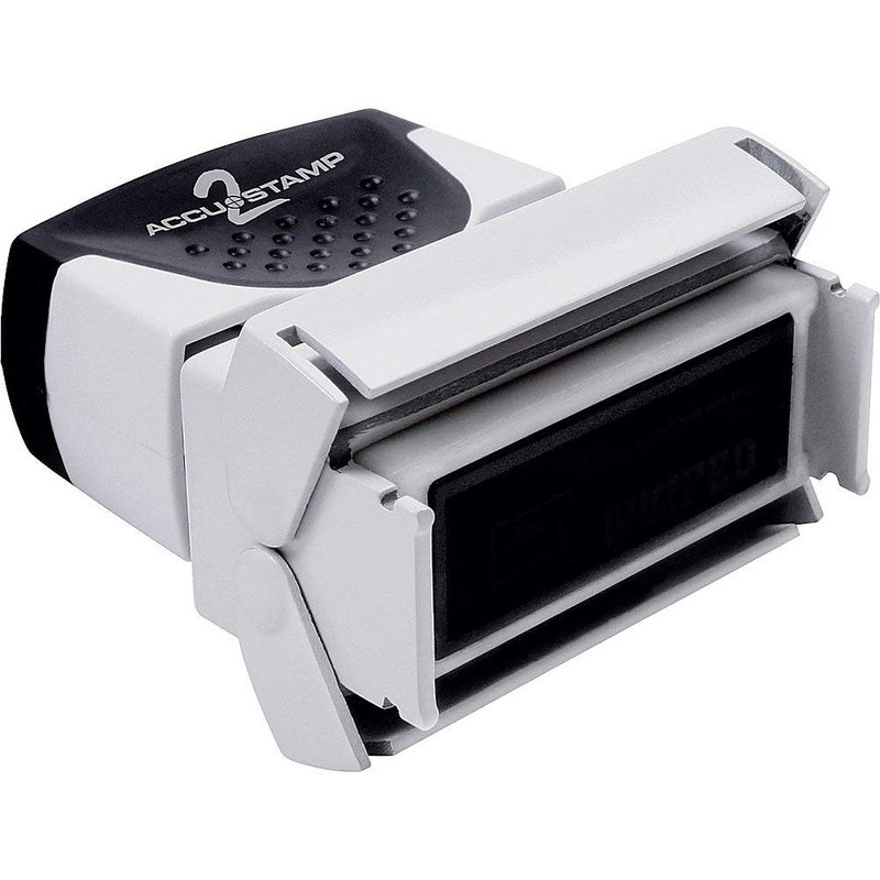 ACCUSTAMP2 035575 Pre-Inked Shutter Stamp with Microban, Blue, Approved, 1 5/8 x 1/2 - Image 2